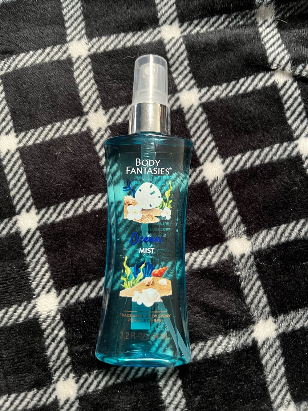 NWT Body Fantasies Ocean Mist Fragrance Body Spray - Blue